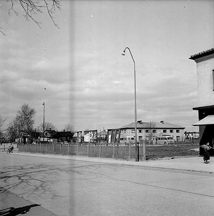 Gatumiljö Bromölla 1953.