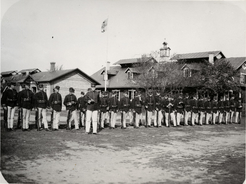 Lägret, Ljungbyhed år 1903. Löjtnant J. H. Carl...