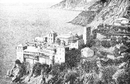 Kloster på Athos.