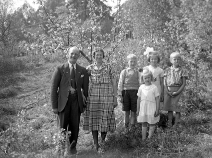 Albin Olssons familj Vånga.