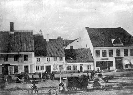 Lilla Torg omkring 1860.