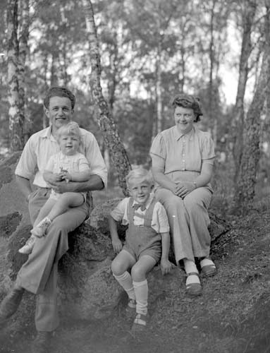 Georg Lindner familjen i Vånga Röetved.