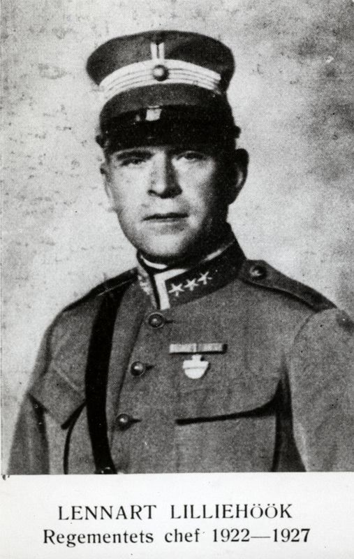 Regementschefer vid A. 3. 1919 - 1932. Lennart ...