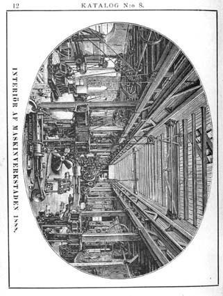 Interiör af Maskinverkstaden 1888.