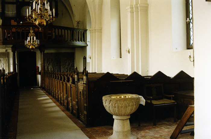 Dopfunt i Bosjöklosters kyrka.