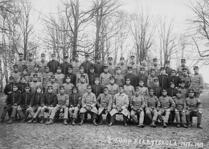 8 komp rekrytskola 1917-1918.