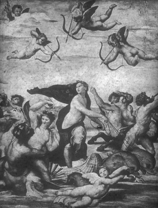 Galateas triumf Fresk. 1514. Villa Farnesina, rom