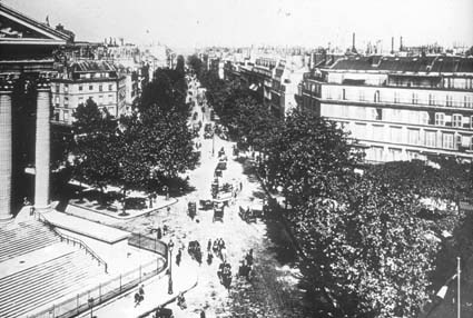 Boulevard de la Madeleine.