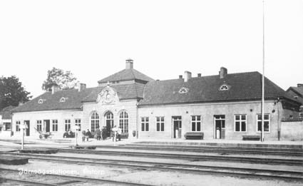 Järnvägsstationen Åstorp.
