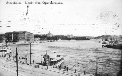Stockholm   Utsikt från Operaterassen