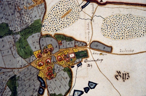 Karta Gråmanstorp 1707