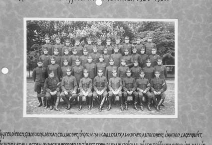 A 3 Artilleriets officersaspirantskola 1930-1931.