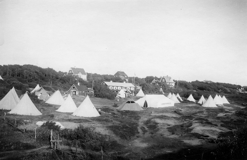 Militär  Landstormsläger i  Skelderviken  1931 