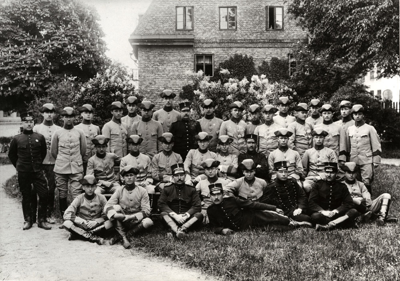 Artilleriets officersvolontärskola 1909-1910. A 3.