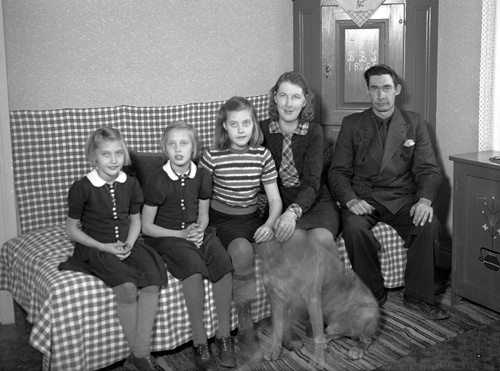 Maurits Svensson inne familjen Gårrö.