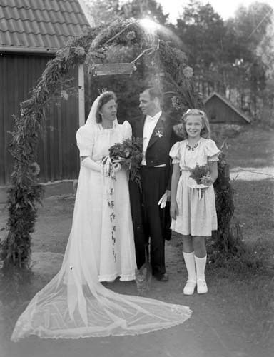 Ruben Svenssons bröllop vid äresporten Jedenryd.