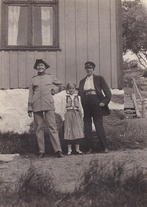 Sommaren 1916 i Skälderviken. Agnes Langenheim,...