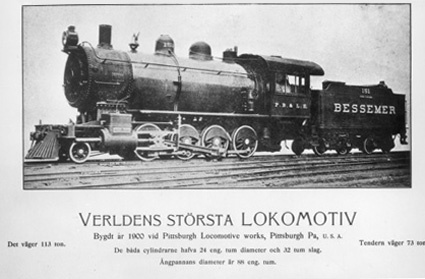 Verldens största lokomotiv.