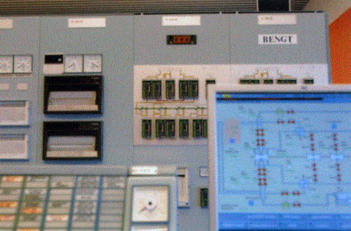 Kontrollrum, Barsebäcks kärnkraftverk.