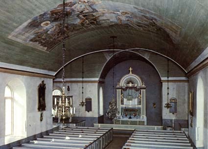 Riseberga kyrka: interiör.