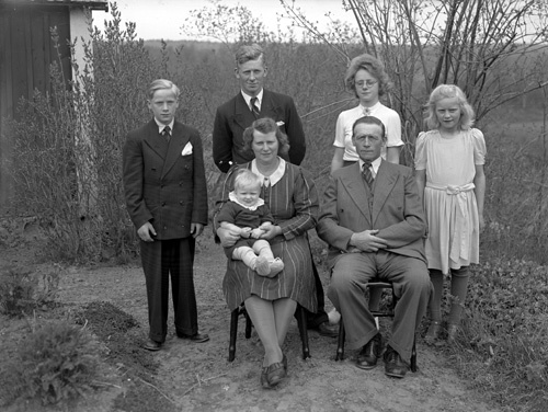 Henning Bengtssons familjen Västanå.