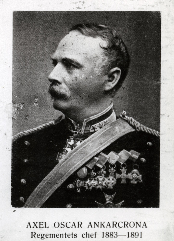 Regementschefer vid A. 3. 1866 - 1891. Axel Osc...