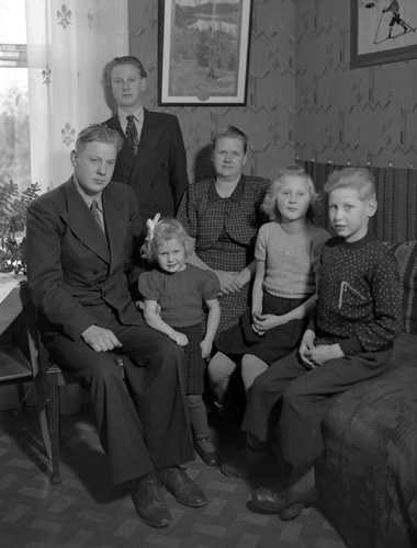 Ernst Malmgren familjen höjd Kaffatorp.
