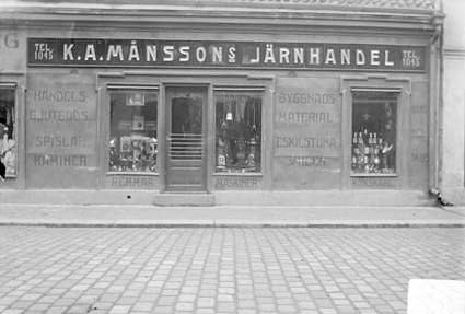 K. A. Månssons Järnhandel.