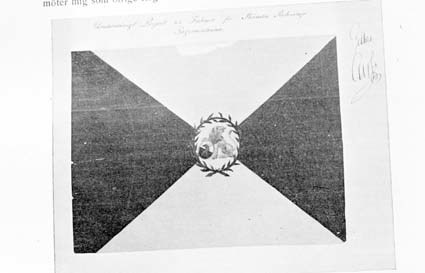 Inf. regt:s fana förd 1805 av Adlercreutzska reg.