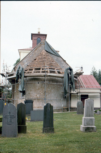 Norra Strö kyrka, absidens takstol