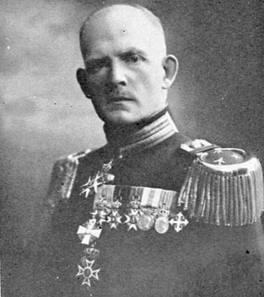 Regementschef Testrup 1926-1932.