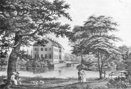 Löberöd, 1817. Från sydväst.