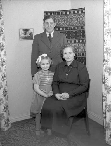 Lennart, Agnes och Britt Lasson