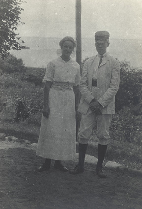 Hasse och Amelie Skelderviken 1915.