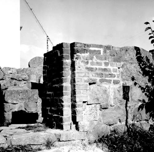 Ruinen av ärkebiskopsborgen.