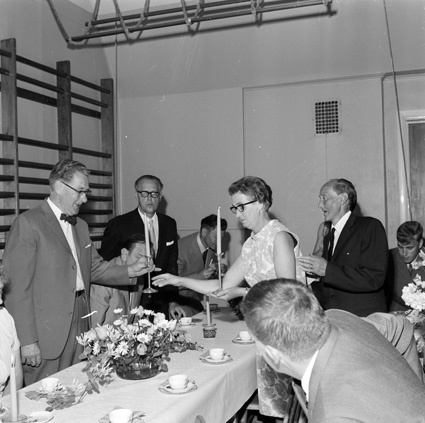 Rektorsavtackning i Grödby, Juni 1968.