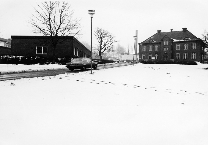 Före detta epidemisjukhuset i Hörby. Revs 1984.