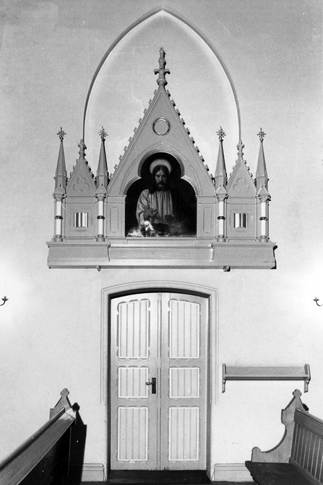 Kävlinge nya kyrka. Altartavla från 1890-talet ...