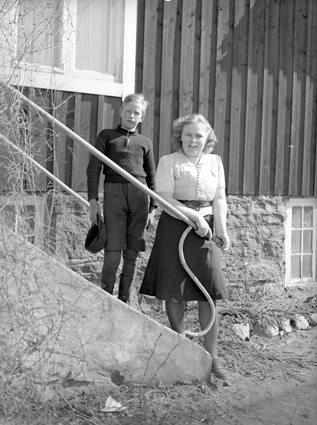 Herbert Olsson och Helmi Olsson Vånga.