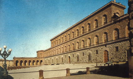 Firenze: Palazzo Pitti (fasad)
