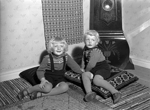 Olle och Ragna Bengtssons barn Bengt och Eve, s...
