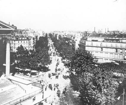 Boulevard de la Madeleine.