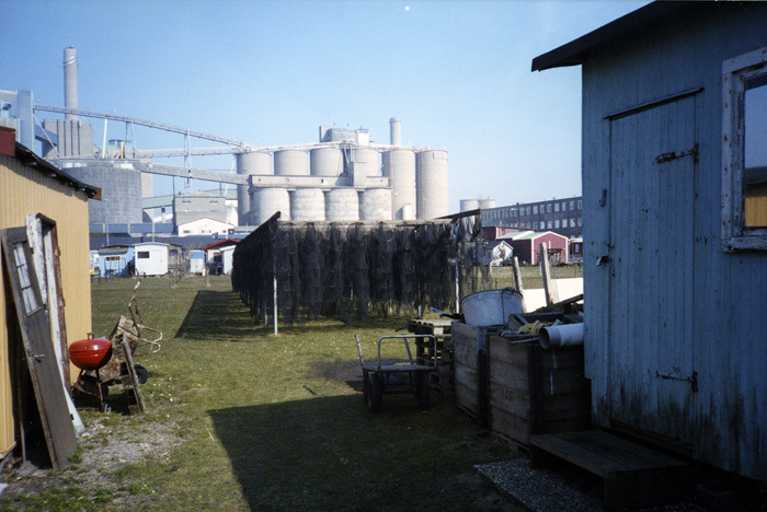 Industribyggnad i Limhamns hamn.