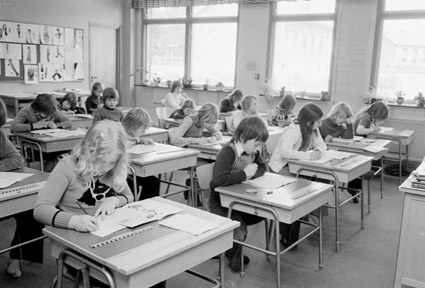 Näsums skola, Bromölla kommun, 1976.