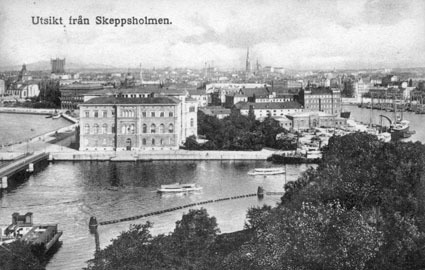 Utsikt från Skeppsholmen