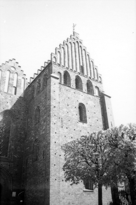 Sankta Maria kyrka, Helsingborg. Tornets västra...