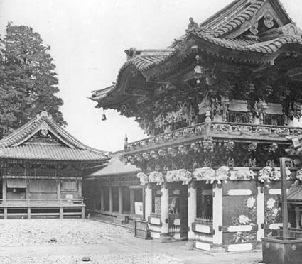 Japanskt tempel i Nikko.