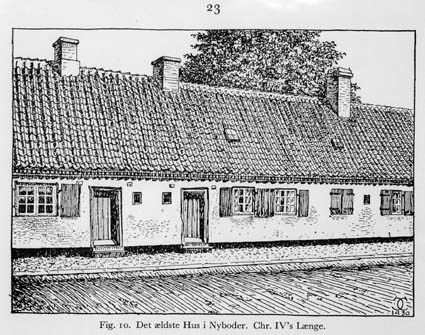 Det ældste Hus i Nyboder, Chr. IV's Længe.