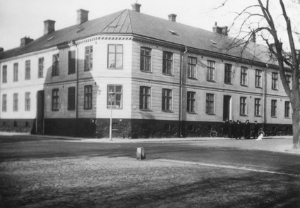 Fattiggården,  tillbyggnad 1888.