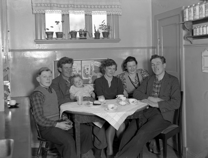 Ove Lindvalls familj Folke och Disa Arkelstorp.